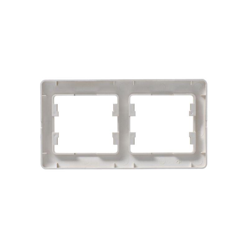 Рамка 2-м Glossa горизонт. титан SchE GSL000402