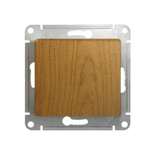 Механизм переключателя 1-кл. СП Glossa 10А IP20 (сх. 6) 10AX дуб SchE GSL000561