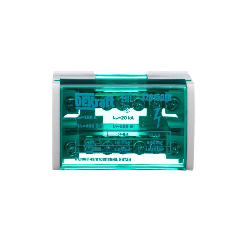 Кросс-модуль на DIN-рейку 2х7 групп 100А ШН-103 SchE 32015DEK