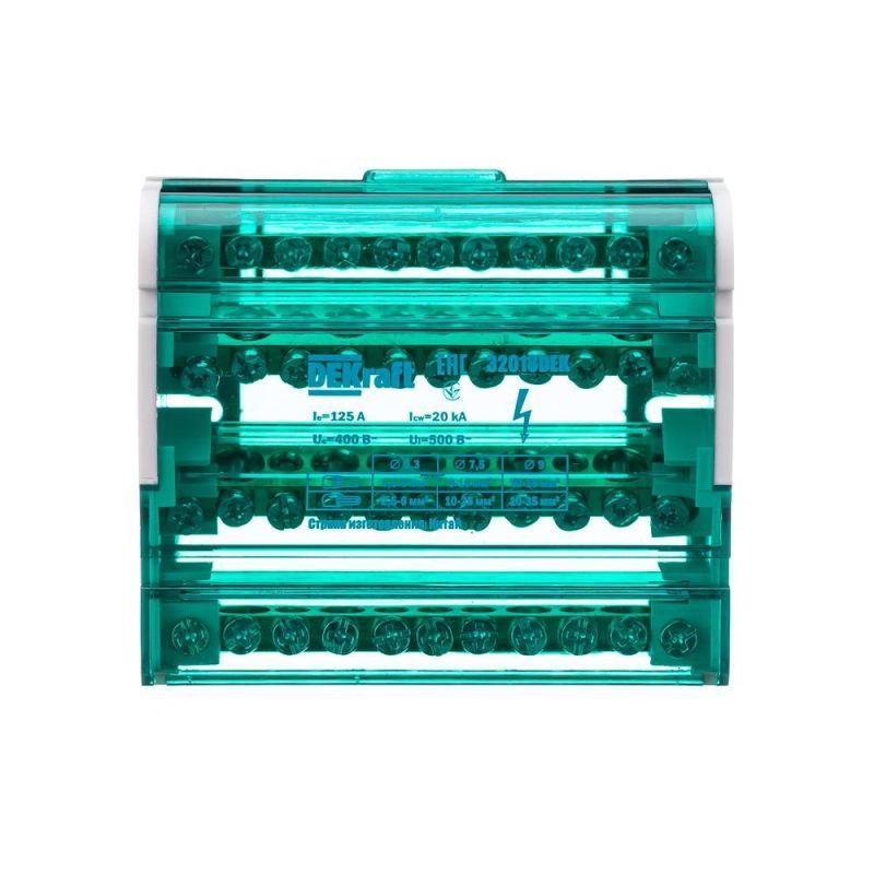 Кросс-модуль на DIN-рейку 4х11 групп 125А ШН-103 SchE 32018DEK