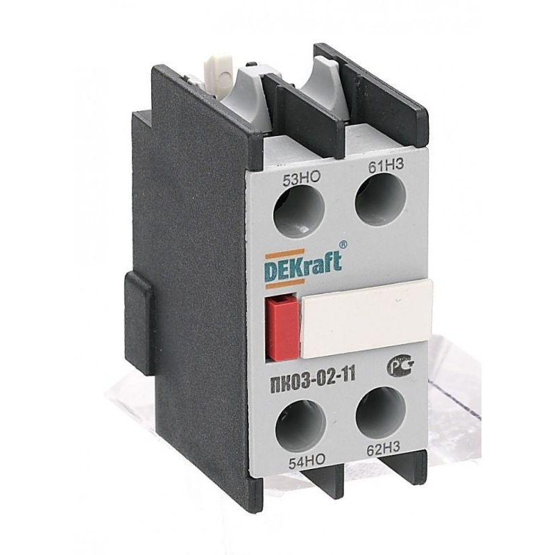 Приставка контактная дополнительные контакты 1НО+1НЗ SchE 24100DEK