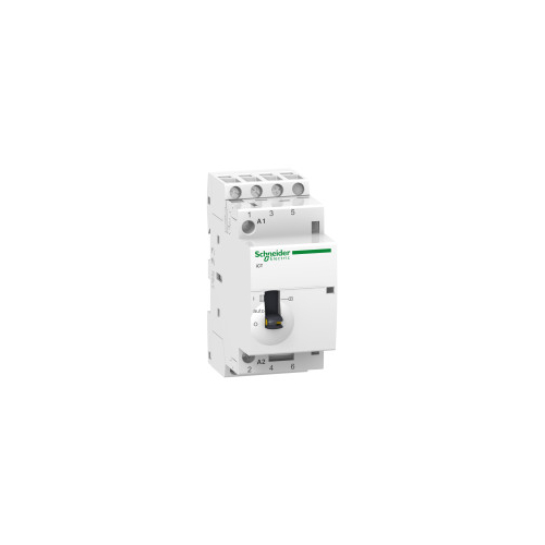 Контактор модульный Acti9 iCT25A 3Н с ручн. управлением SchE A9C21833