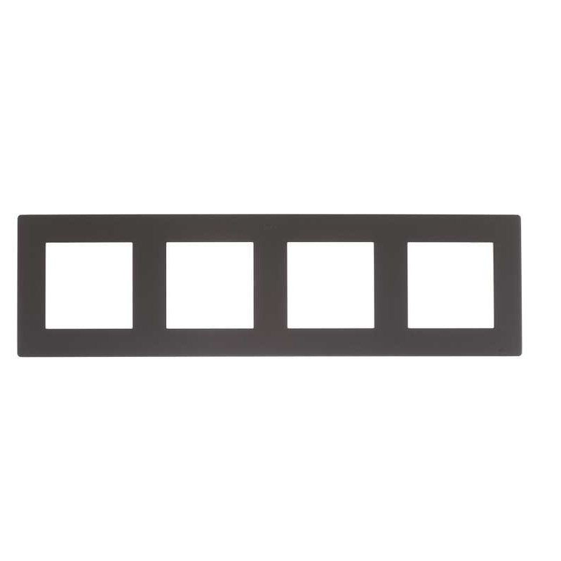 Рамка 4 поста, графит (2400640-038)