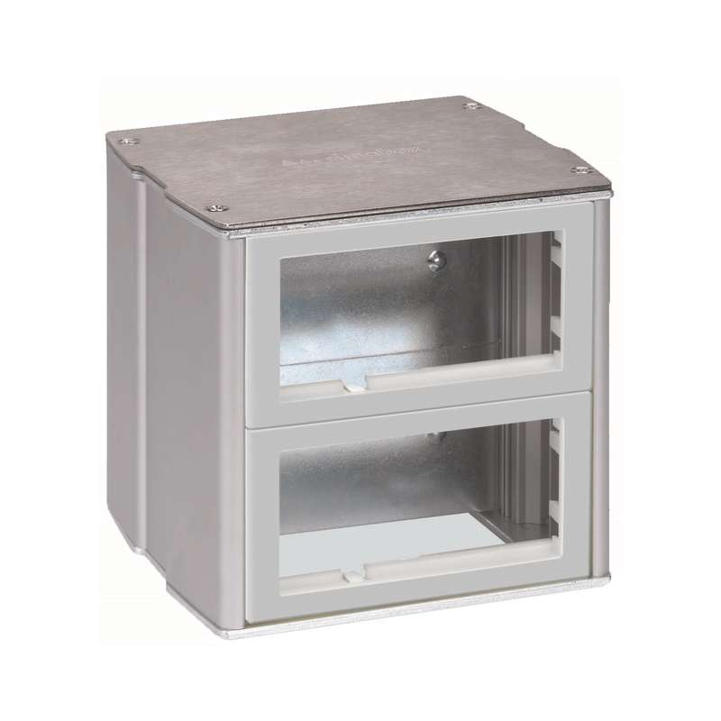 Connect Минибашня 2-сторонняя на 8 модулей К45 130х133х128 алюминий (KT800-8)