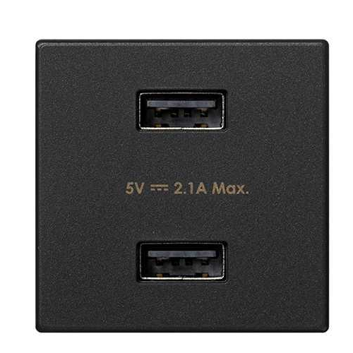 Зарядное устройство 2xUSB Simon (K126E-14)