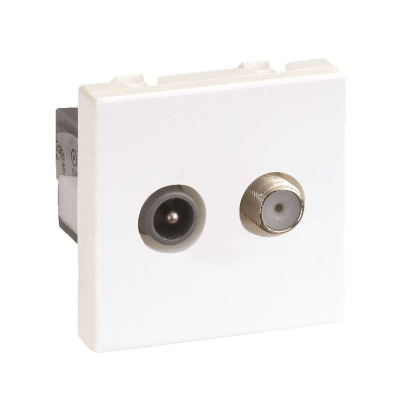 Connect Розетка TV-SAT винты графит (K130A-14)