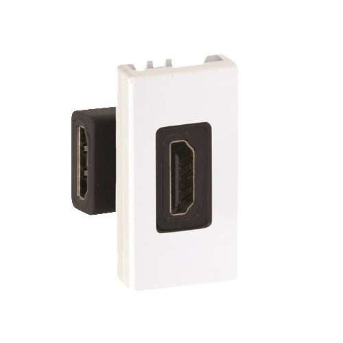 Разъем HDMI узкий (мама-мама) S27 слоновая кость (2701094-031)