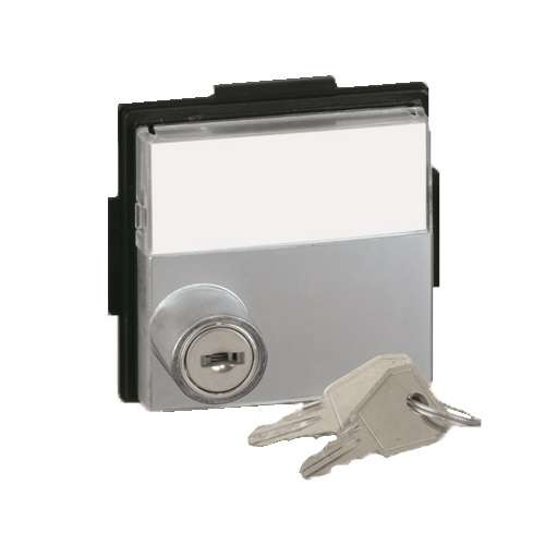 Крышка для розетки с универсальным замком, (ключ арт. 2705891-039), Scudo, серый (2705091-063)