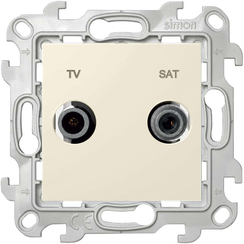 Розетка TV-SAT оконечная, слоновая кость (2410486-031)