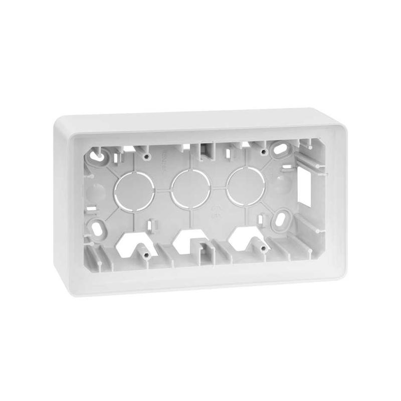 Коробка наружной установки на 2 поста, белый (8200760-030)