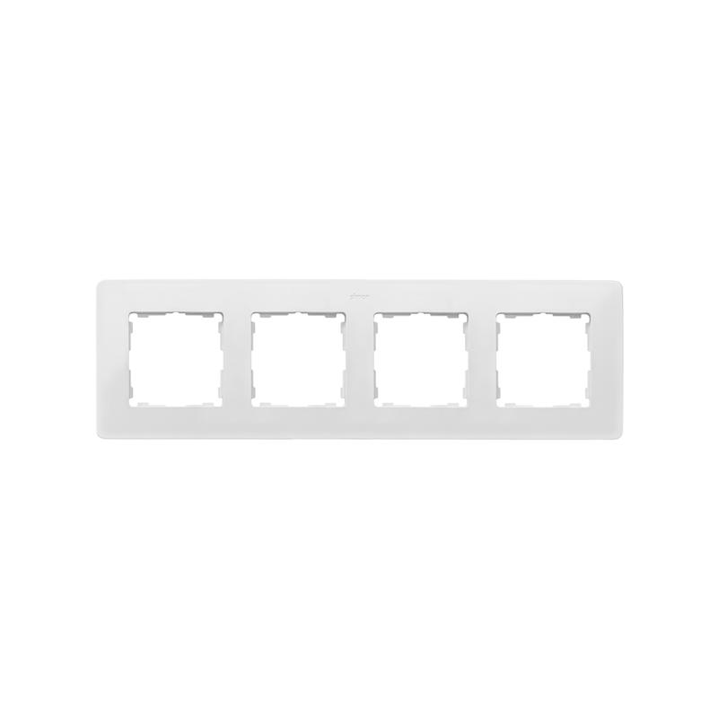 Рамка 4 поста белая (8200640-030)