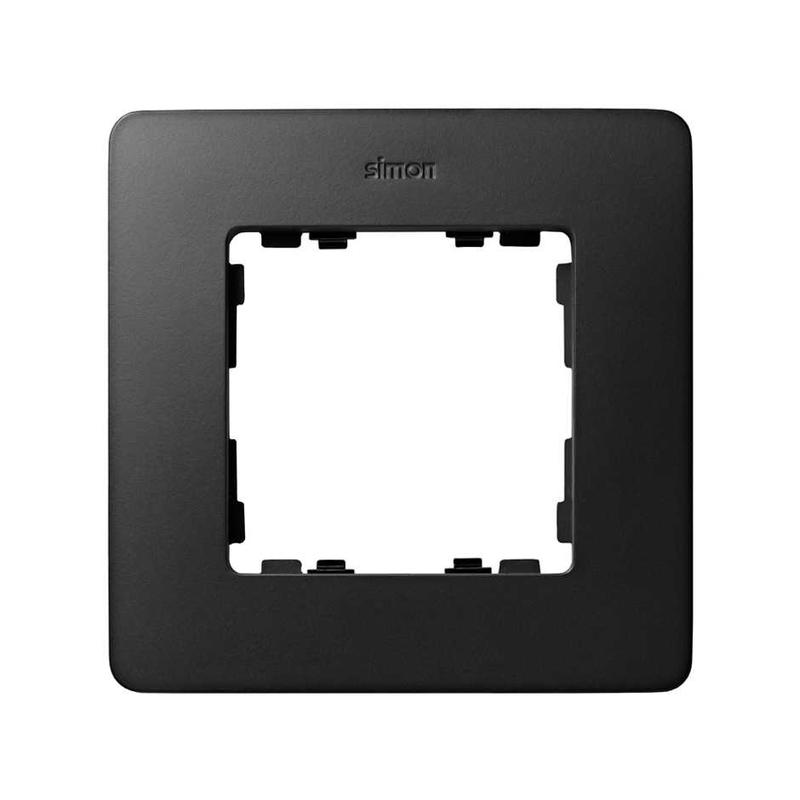 Рамка декоративная, 1 пост, Original, S82 Detail, графит-алюминий (8200610-238)