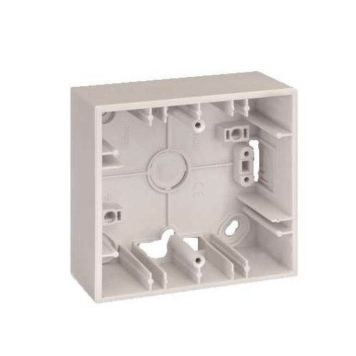Коробка на 3 поста для открытой проводки, 86х93х37мм, S27Pl, сл.кость (2700753-031)