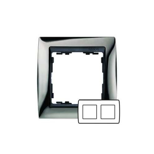 Рамка 2-м Simon82 вороненая сталь Simon 82824-67