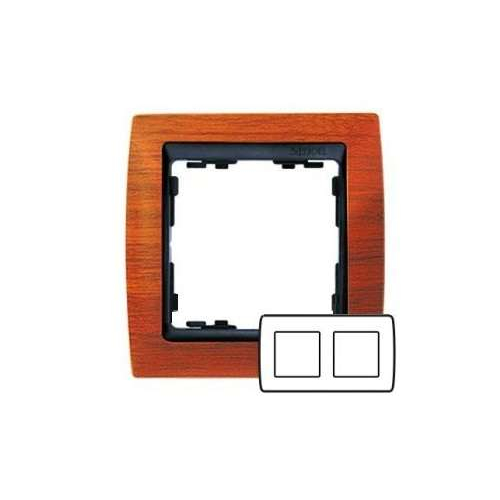 Рамка 2-м Simon82 вишня Simon 82825-61