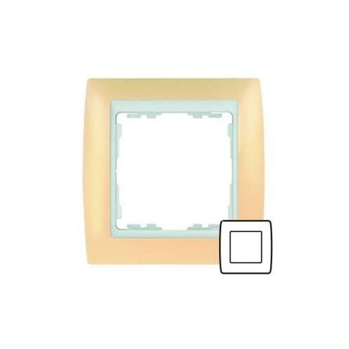Рамка 1-м Simon82 пастель крем. Simon 82611-31
