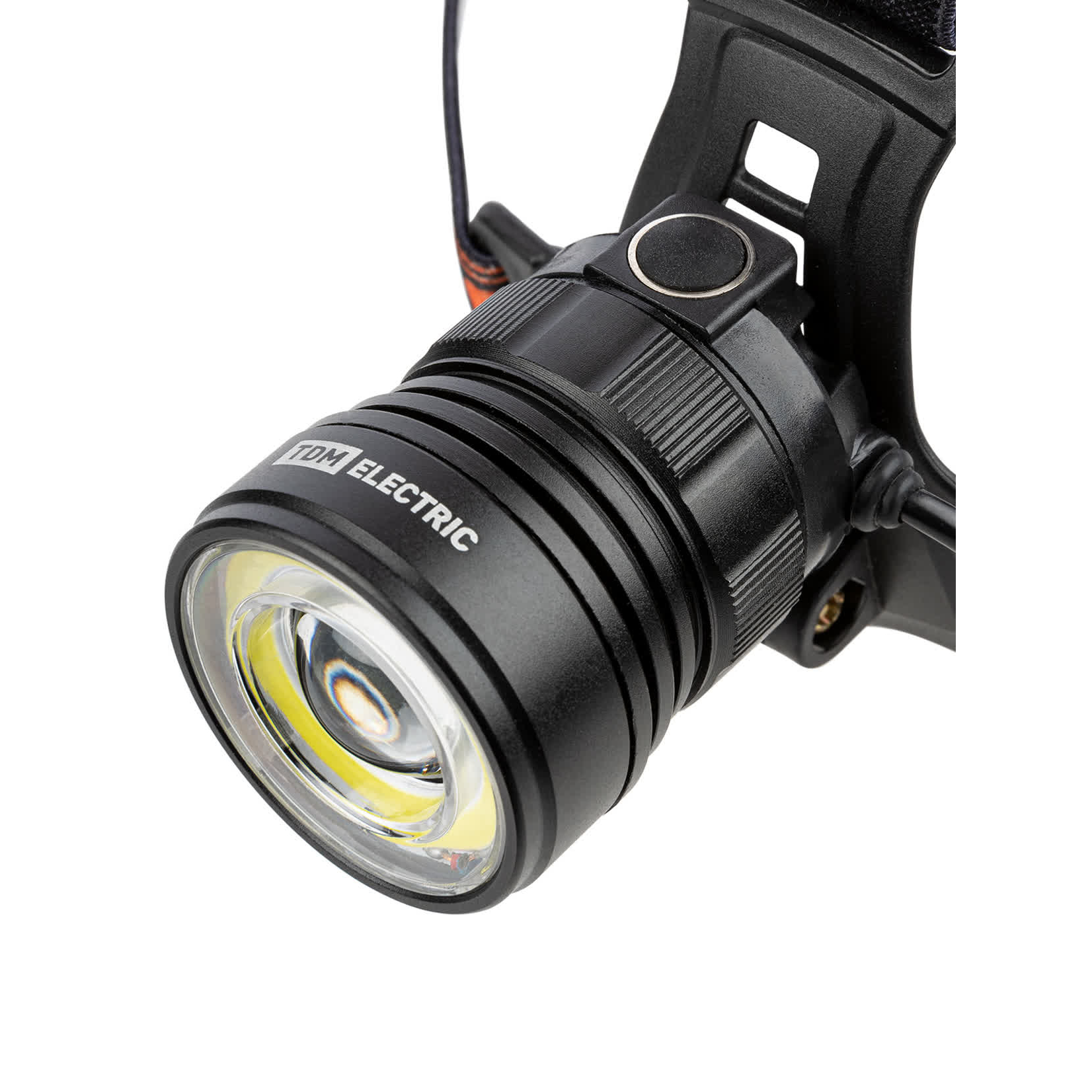 Фонарь «Налобный 12» аккум., 5 Вт CREE+3 Вт COB, Li-Ion 3,7 В 2x18650 2,4 А*ч, 650 лм, USB,