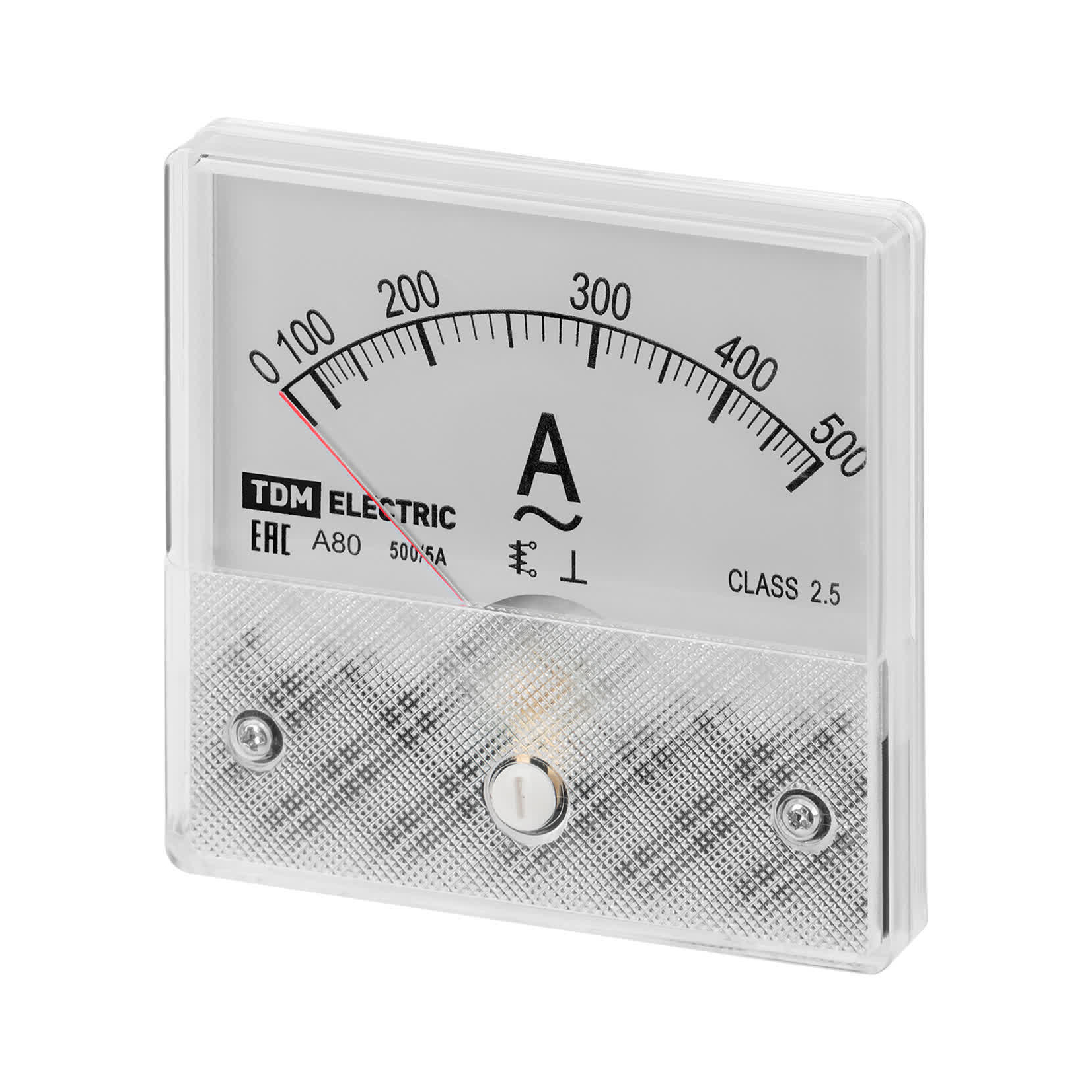 Амперметр А80Н 500А/5А-2,5, трансформаторного включения, (без поверки),
