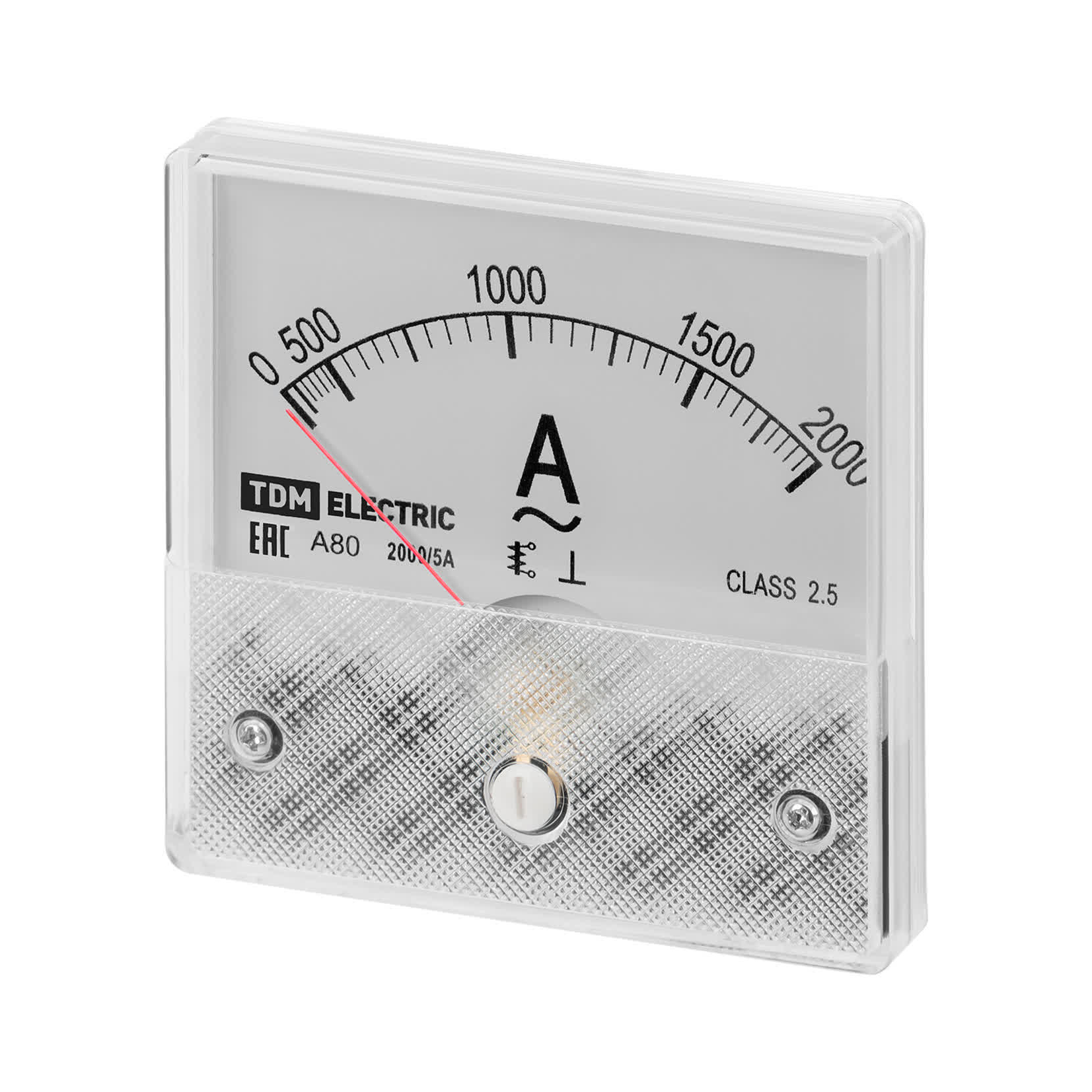 Амперметр А80Н 2000А/5А-2,5, трансформаторного включения, (без поверки),