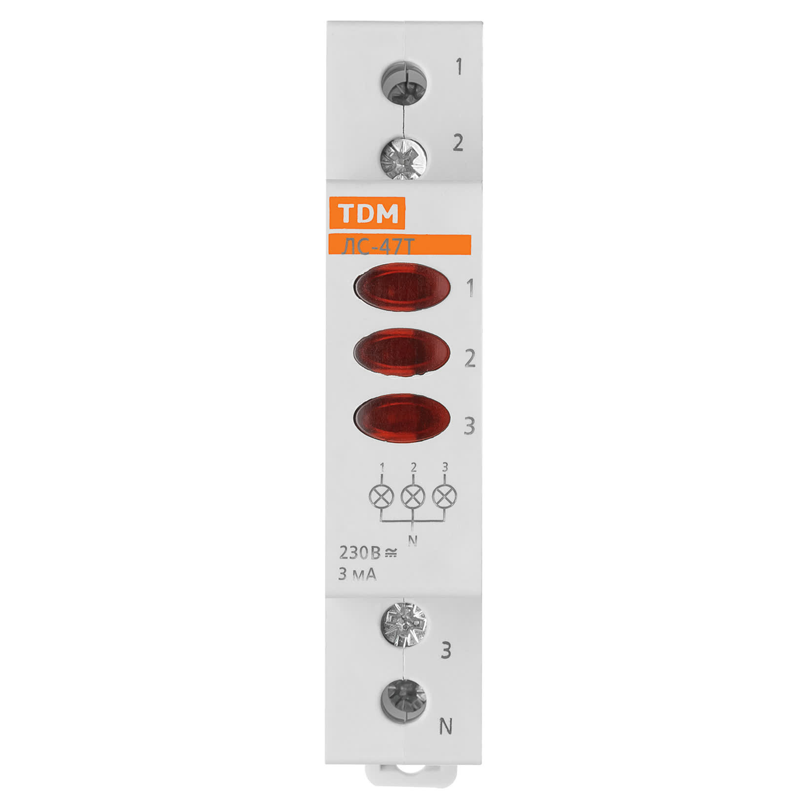 Индикатор фаз ЛС-47Т (LED) AC/DC TDM