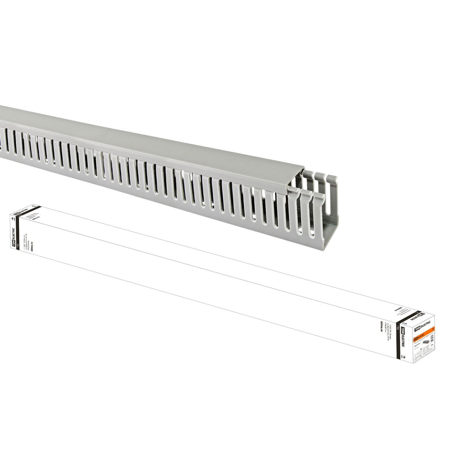 Кабель-канал перфорированный 25х40 перфорация 6/7мм TDM (40 м)