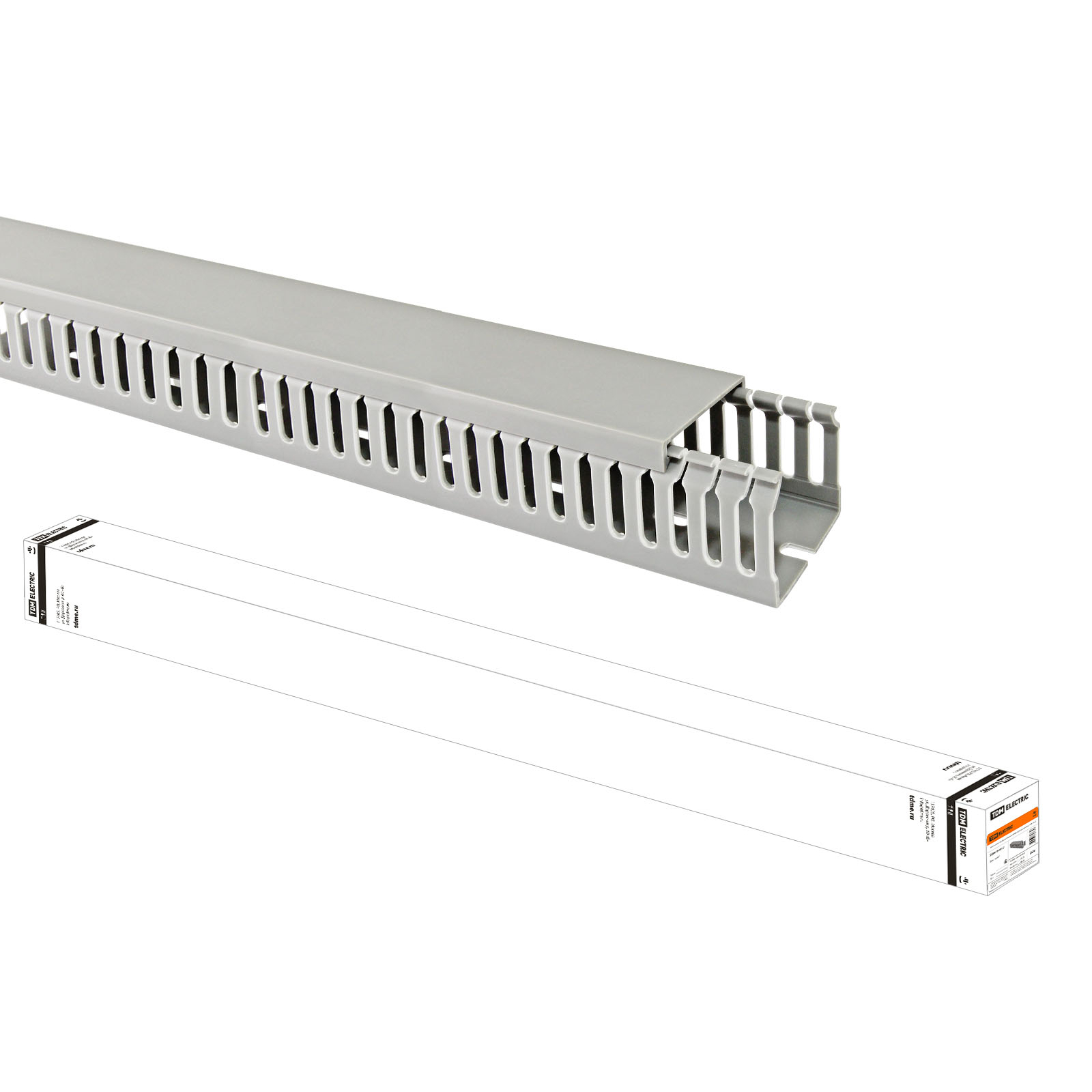 Кабель-канал перфорированный 40х40 перфорация 4/6мм TDM (36 м)