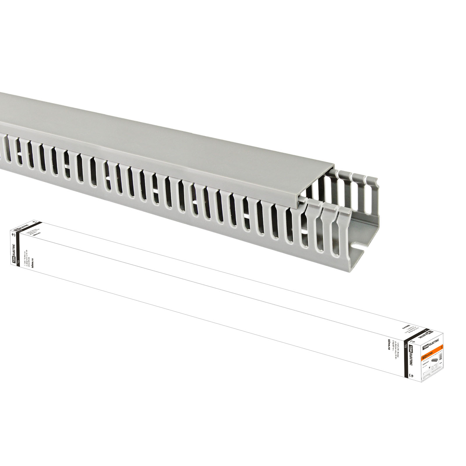 Кабель-канал перфорированный 50х50 перфорация 4/6мм TDM (24 м)