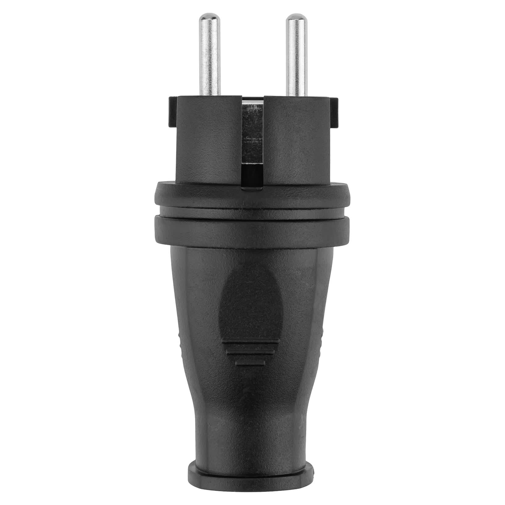 Вилка прямая каучук 2Р+РЕ 16А 250В IP44 TDM