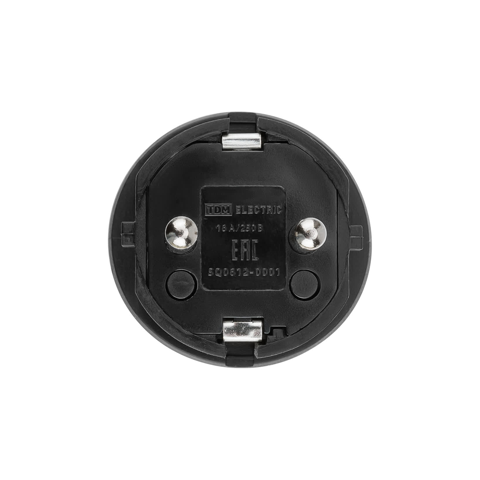 Вилка прямая каучук 2Р+РЕ 16А 250В IP44 TDM