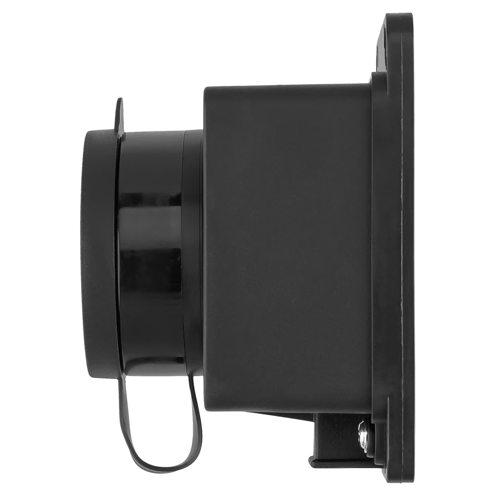 Розетка настенная с заглушкой каучук 2Р+РЕ 16А 250В IP44 TDM