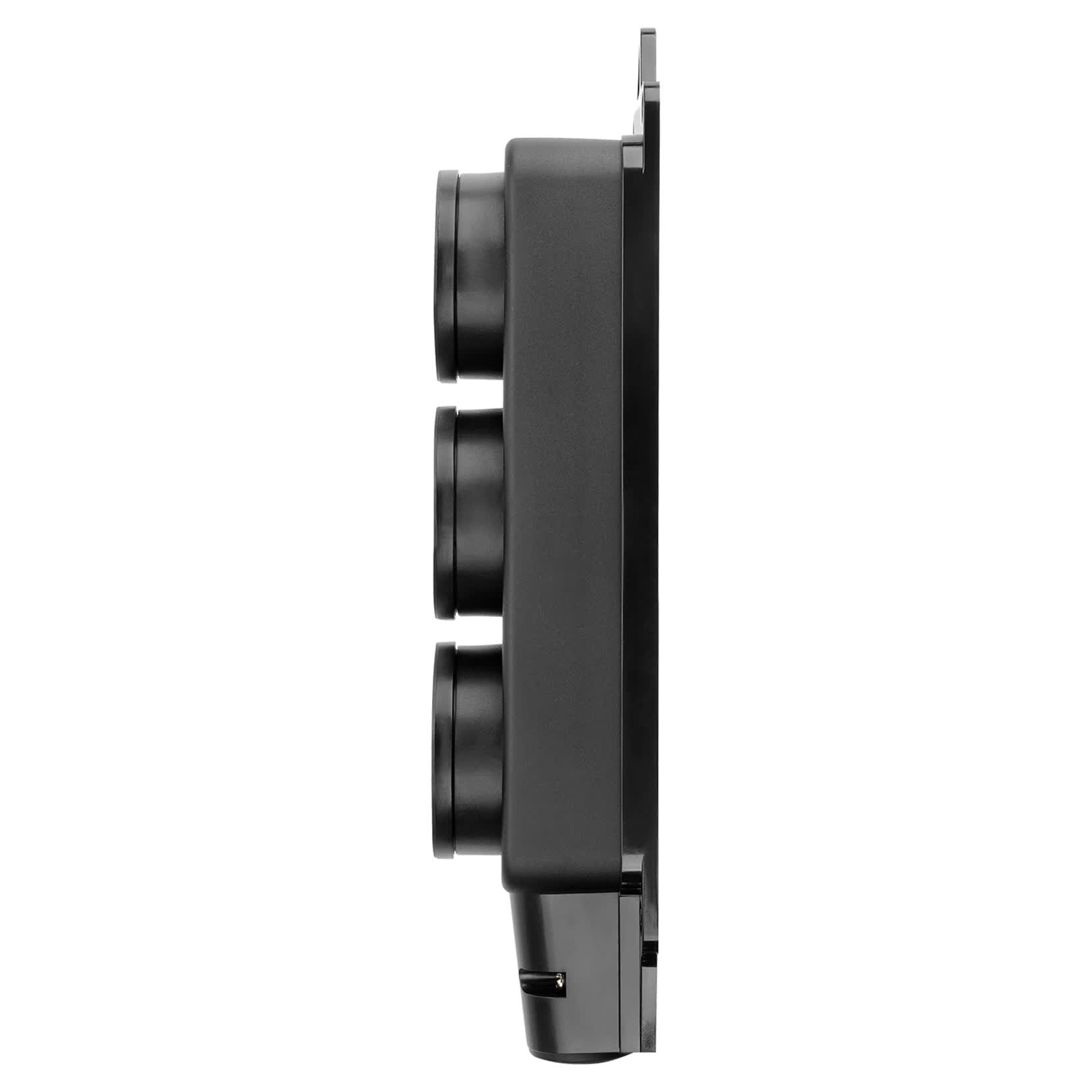 Розетка трехместная с заглушками каучук 16А IP44