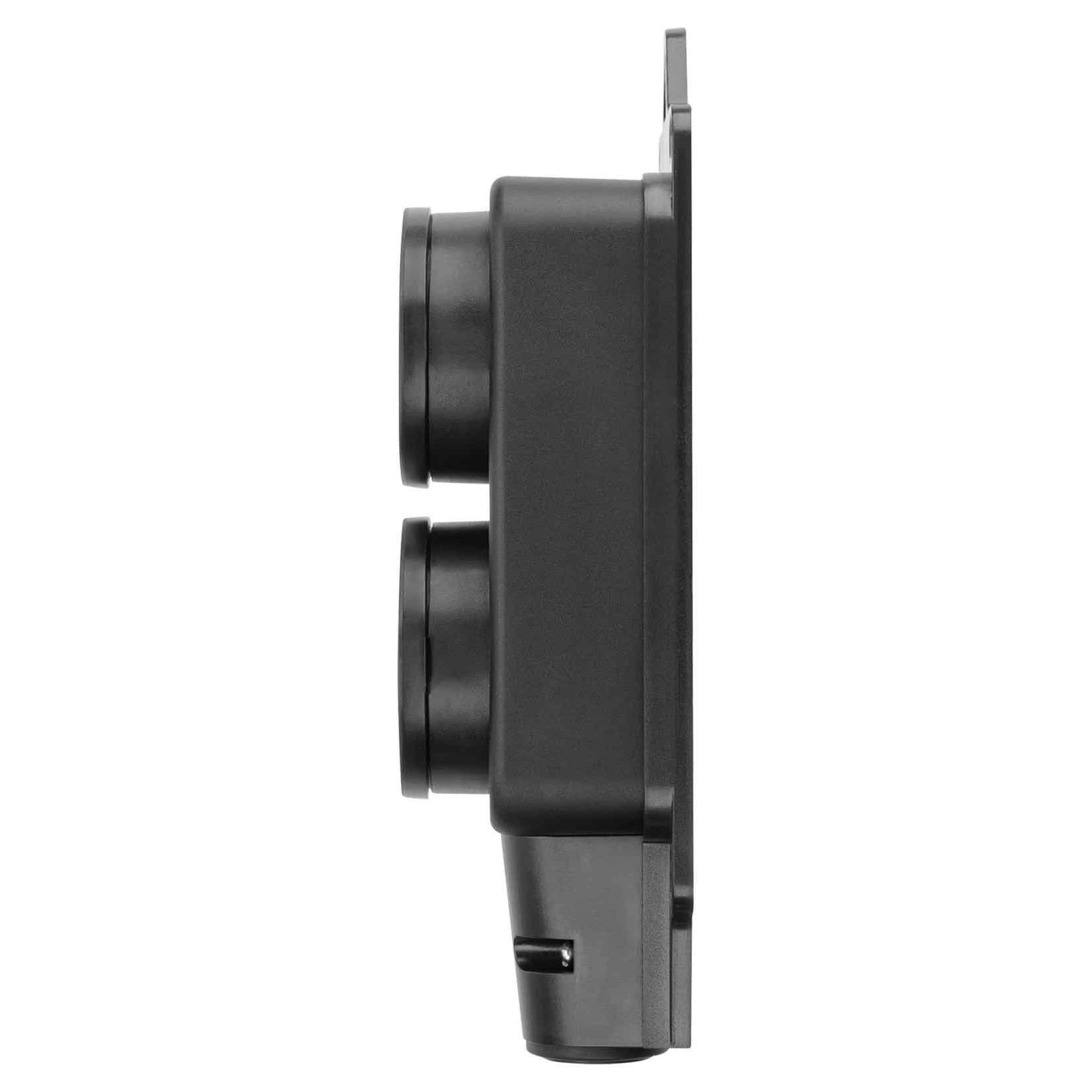 Розетка двухместная с заглушками каучук 2Р+РЕ 16А 250В IP44 TDM