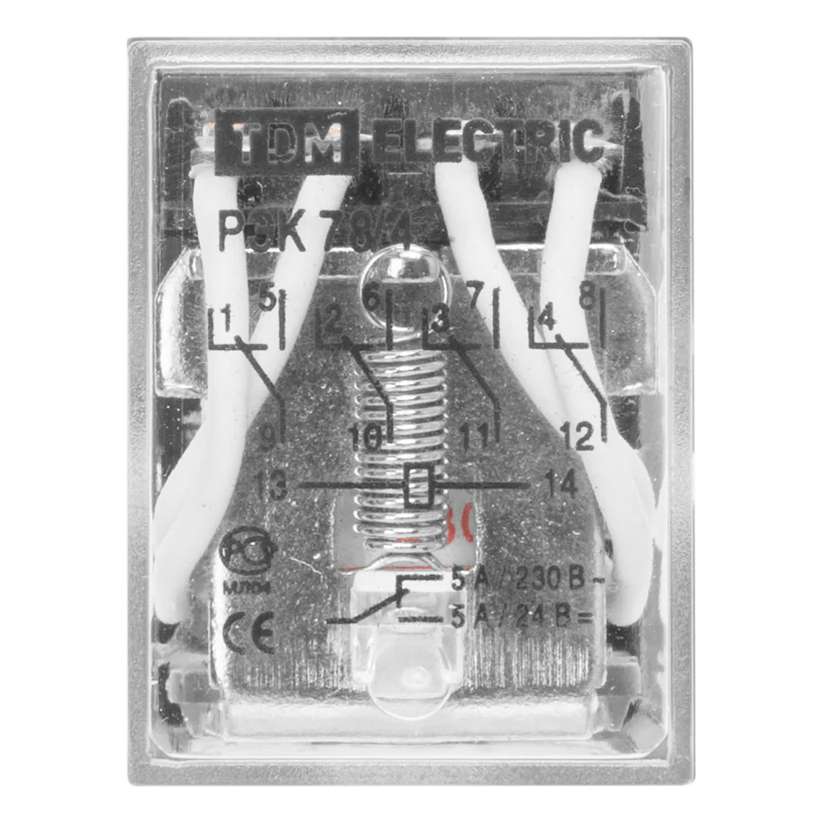 Реле РЭК78/4 3А 230В АC TDM