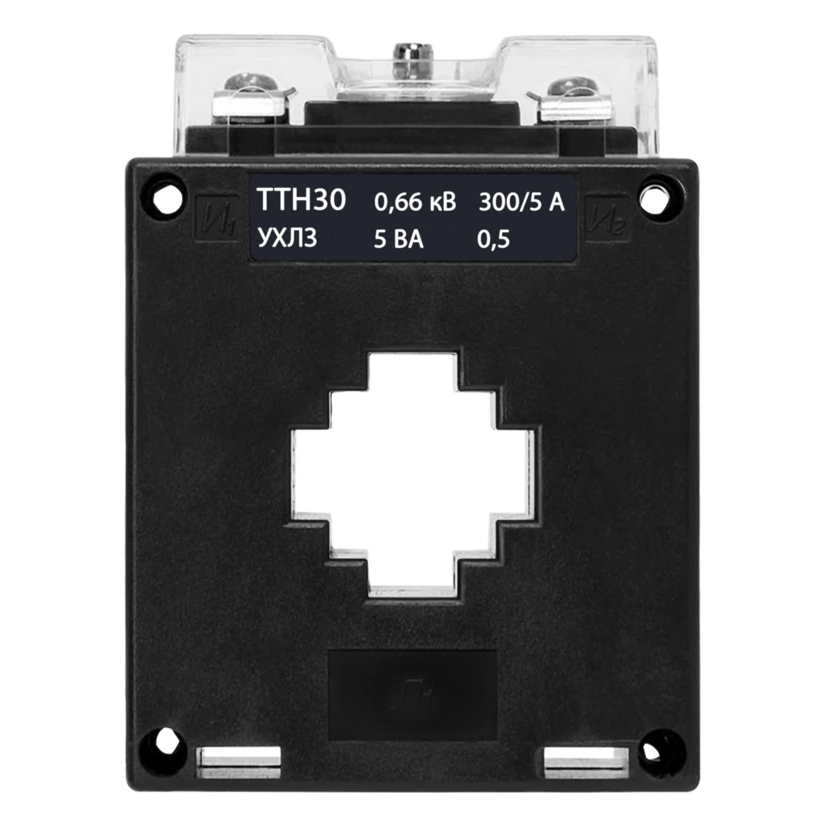 Трансформатор тока измерительный ТТН  30/300/5- 5VA/0,5-Р TDM