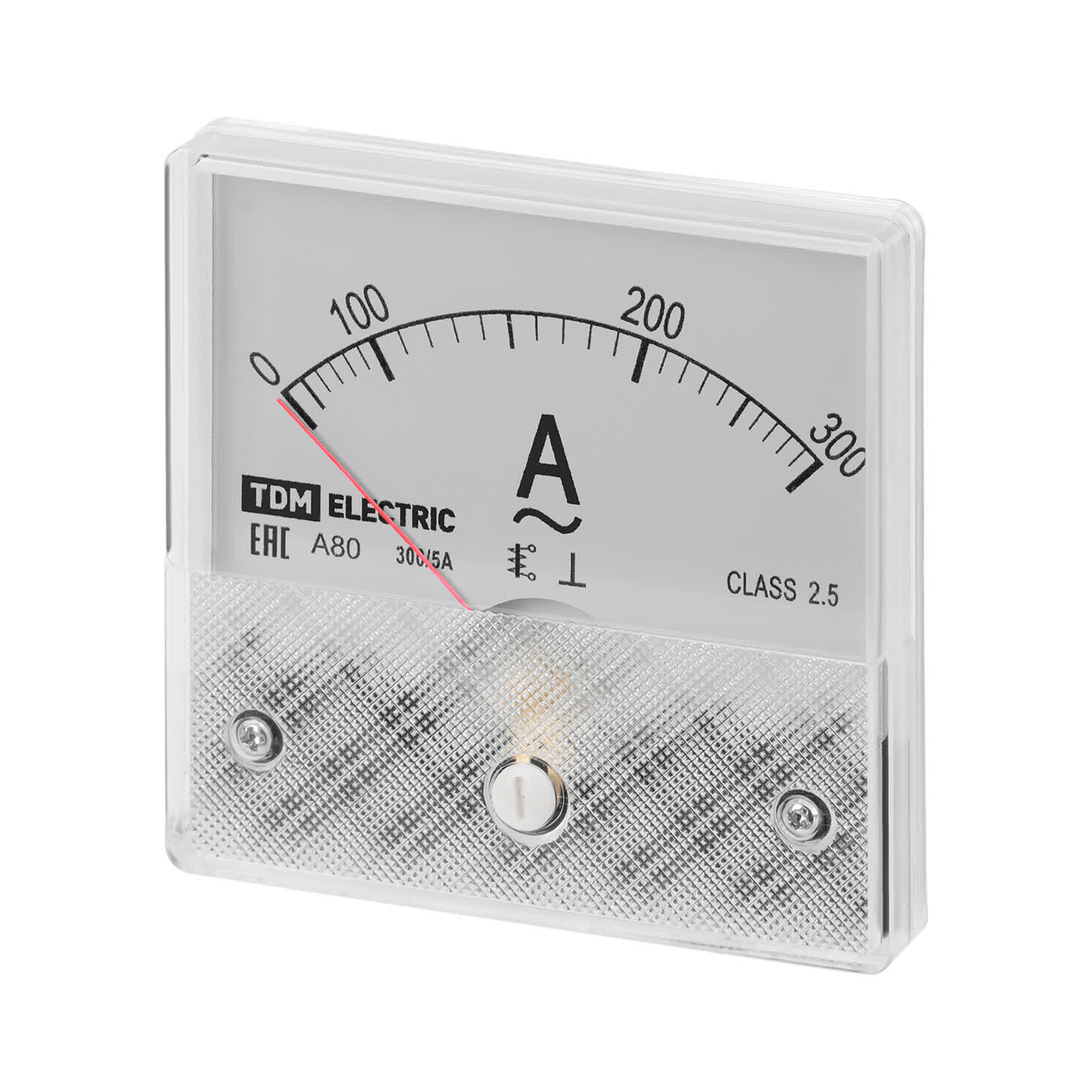 Амперметр А80Н 300А/5А-2,5, трансформаторного включения, (без поверки), TDM