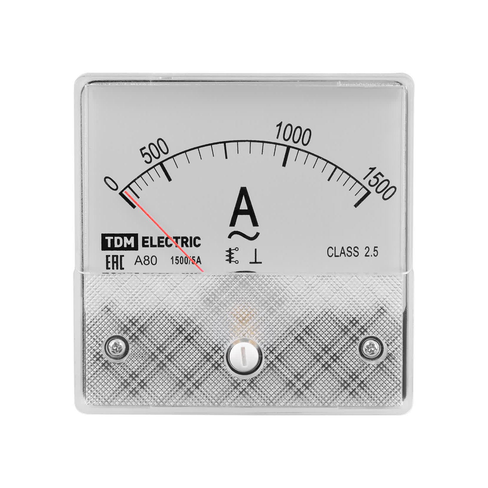 Амперметр А80Н 1500А/5А-2,5, трансформаторного включения, (без поверки), TDM