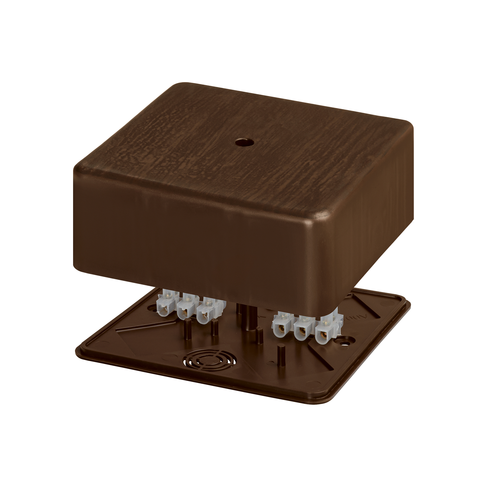 Коробка распаячная КР 100х100х44 ОП бук, с клем. колодкой, IP40, инд. штрихкод TDM