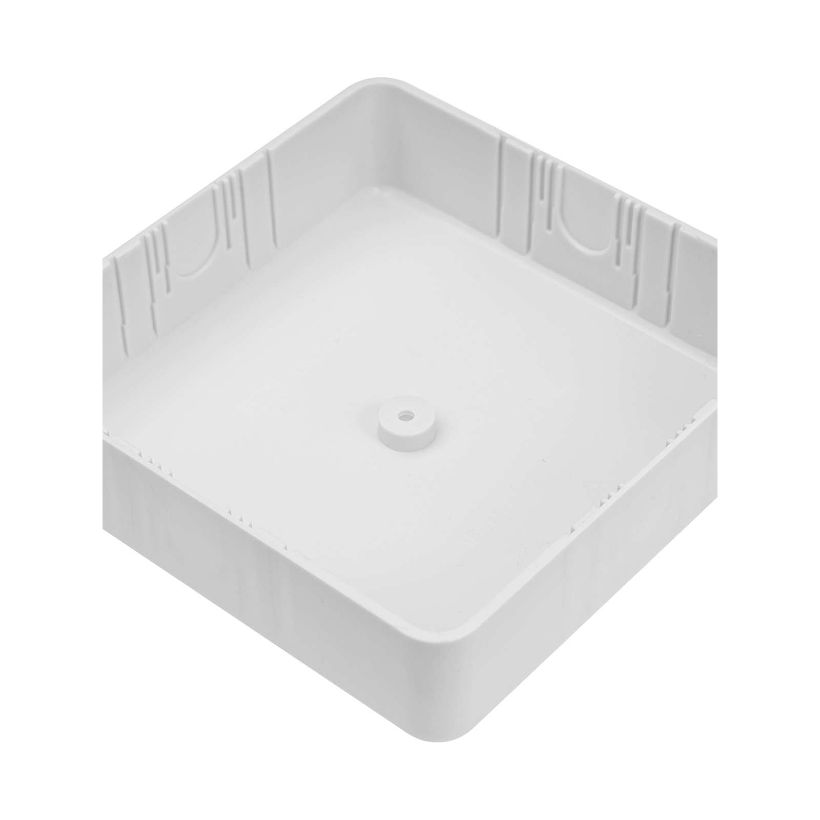 Коробка распаячная КР 100х100х29 ОП белая, IP40, с клем. колодкой, инд. штрихкод TDM