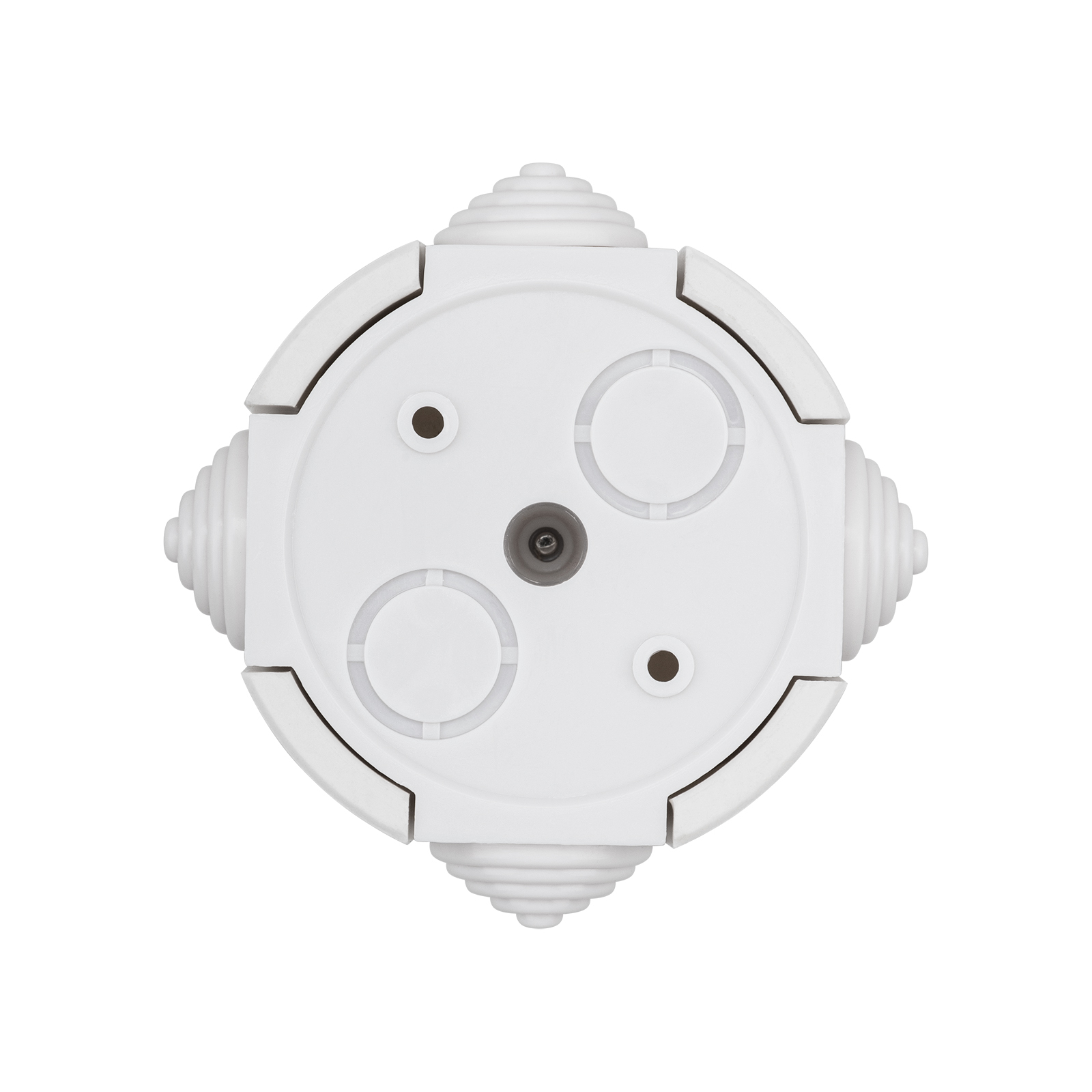 Коробка распаячная фарфоровая D7,8х4,5см белая TDM