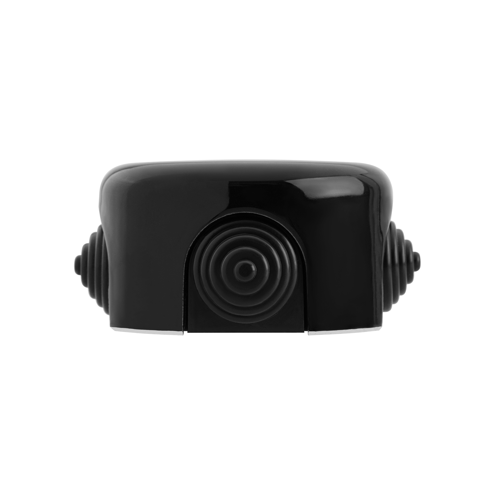 Коробка распаячная фарфоровая D7,8х4,5см черная TDM