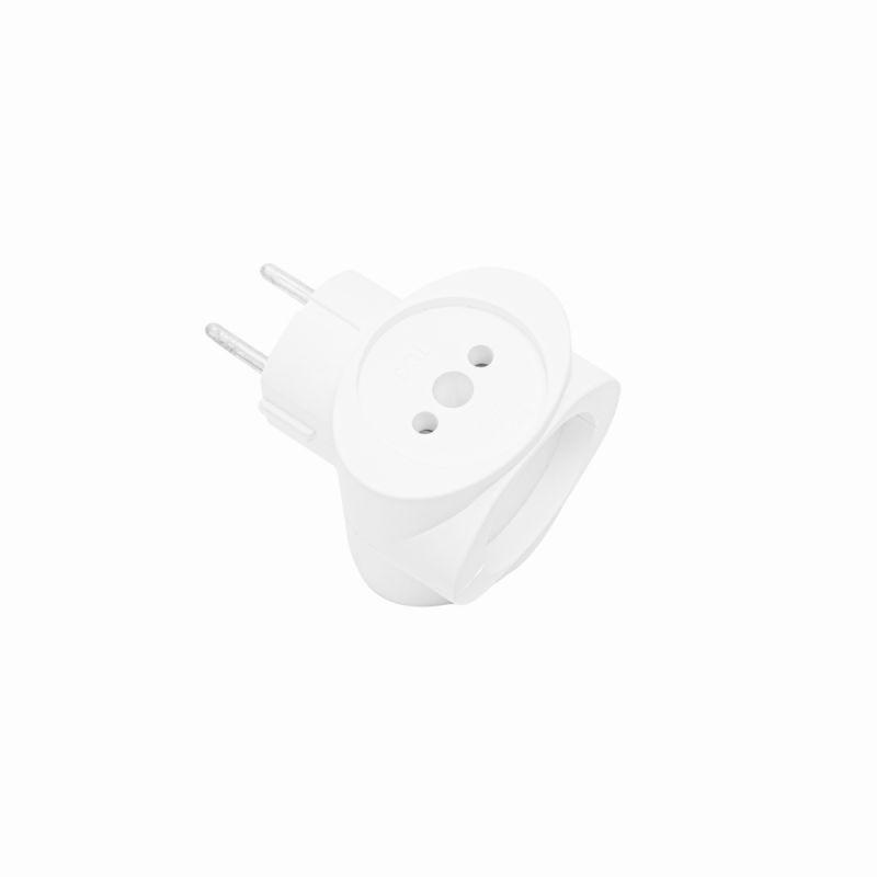 Volsten Si 1/3-Wh белый куб (тройник, разветвитель РВ-041, 16А)