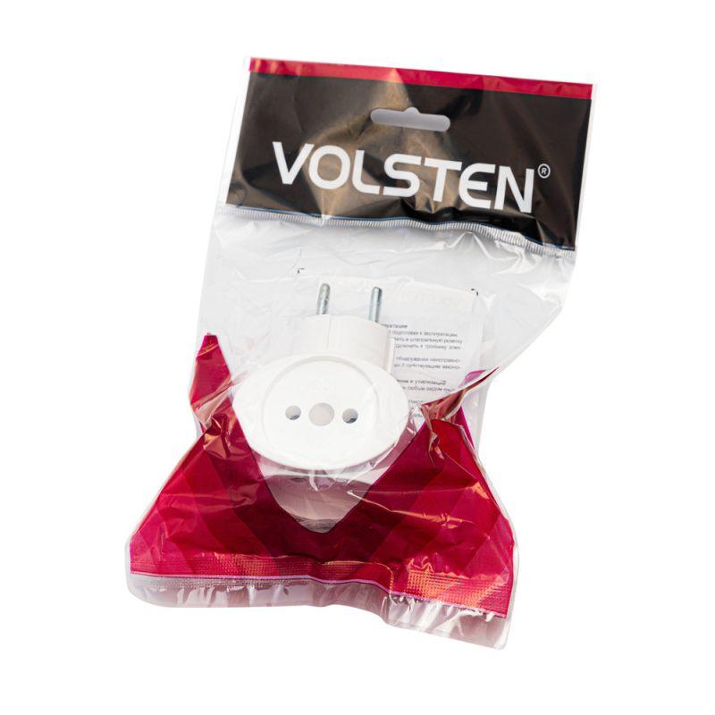 Volsten Si 1/3-Wh белый куб (тройник, разветвитель РВ-041, 16А)