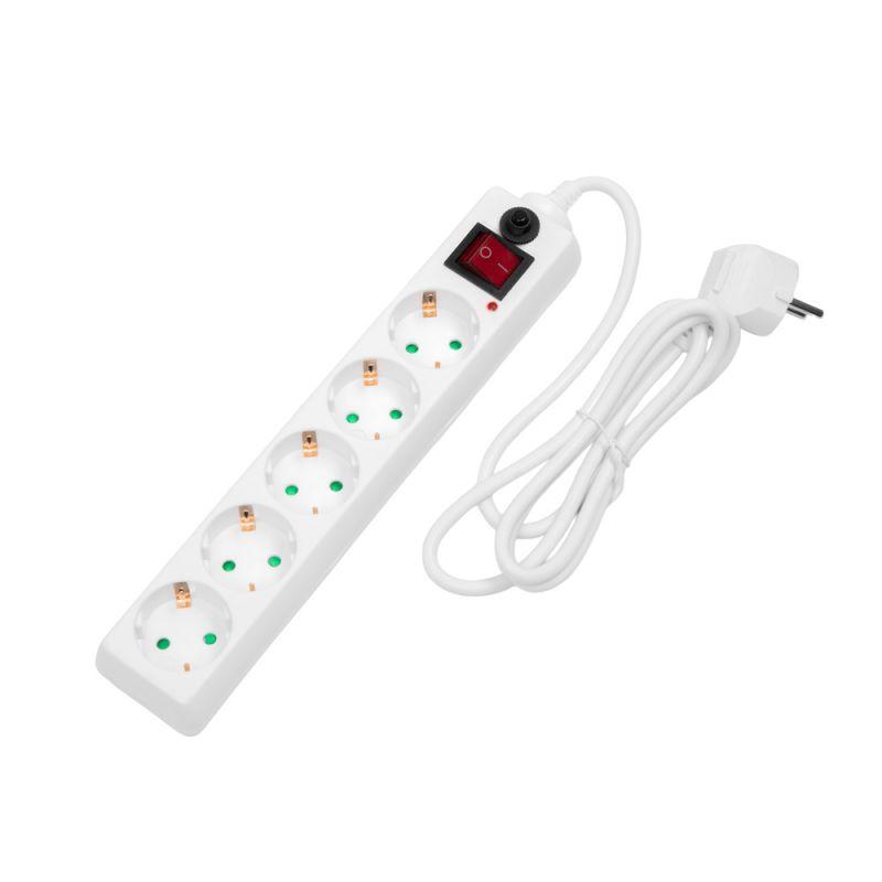 Volsten SP 5x1,5 (Сетевой фильтр, 5 гн. 1,5 м., 16А, 3500 Вт.)