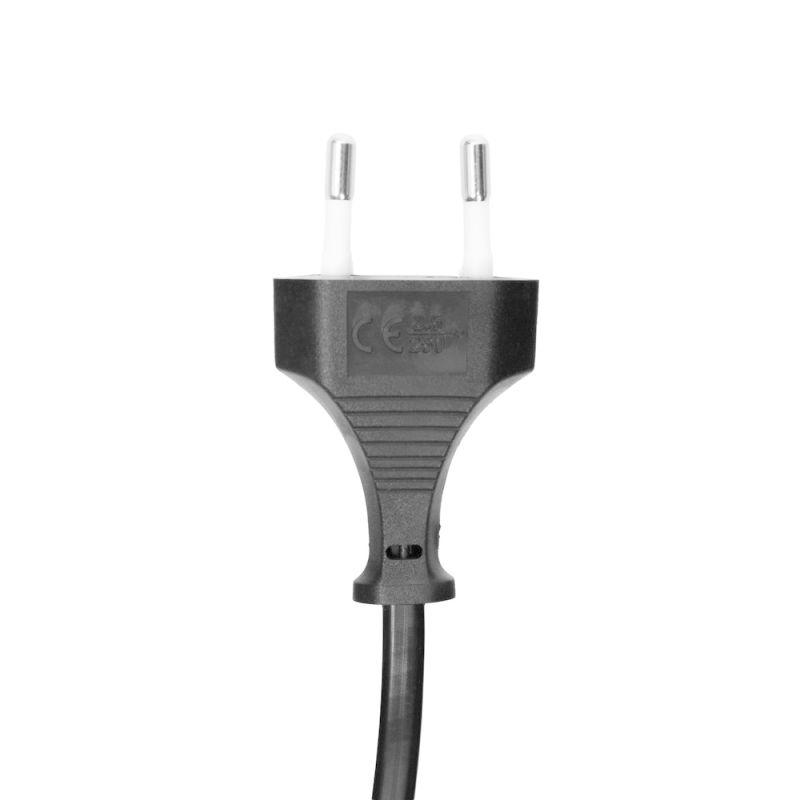 Volsten S-LRBK, Черный (сетевой кабель с плоской вилкой,выключатель,без земли, 1.5 м)