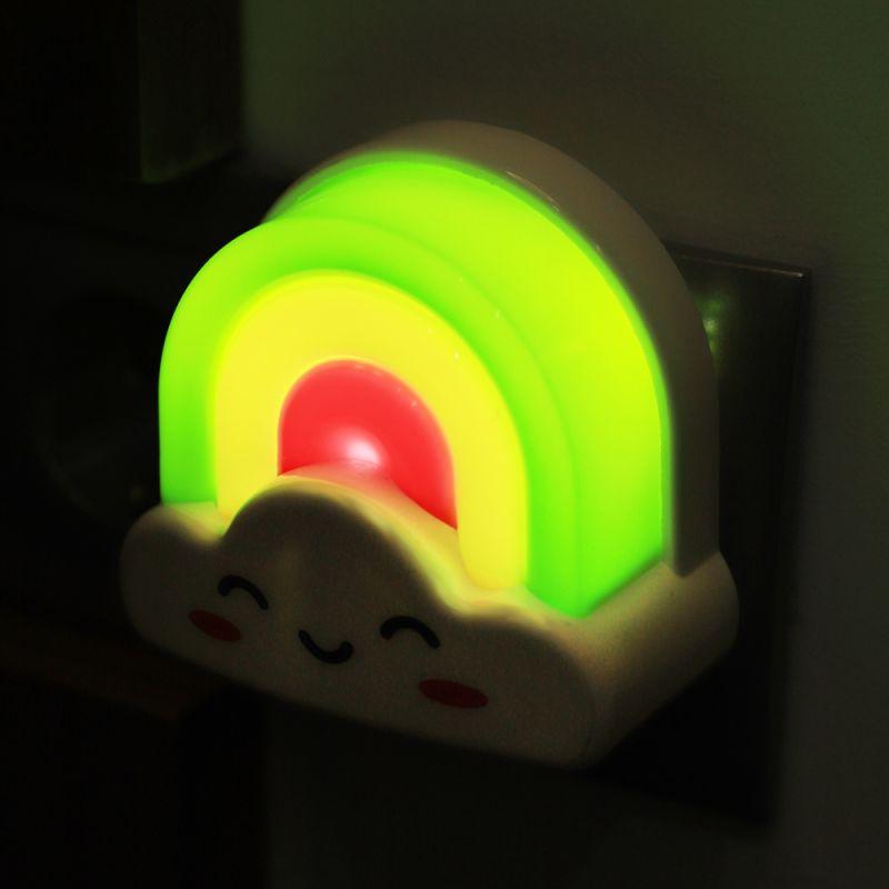 Светильник светодиодный NL-177 "Радуга" ночник с выкл. 220В Camelion 12533