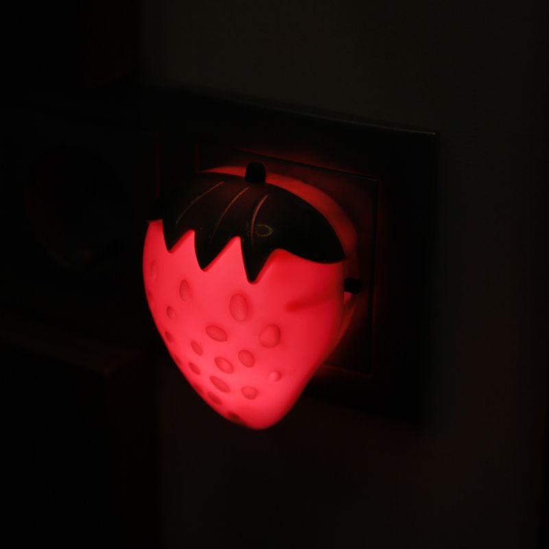 Светильник светодиодный NL-180 "Клубника" ночник с выкл. 220В Camelion 12536