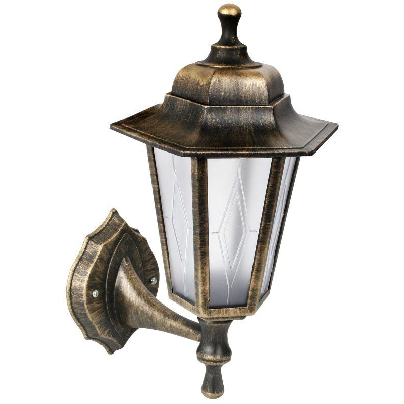 Светильник садово-парковый PP4101/02 C64 НБУ 06-60-001 У1 "Леда1" 6-гран. пласт. +пласт. черн. бронза Camelion 13835