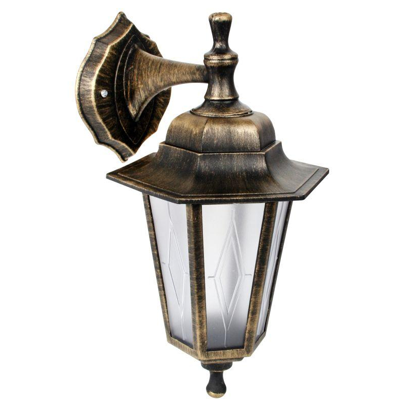 Светильник садово-парковый PP4101/02 C64 НБУ 06-60-001 У1 "Леда1" 6-гран. пласт. +пласт. черн. бронза Camelion 13835