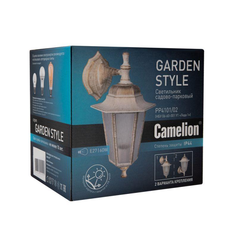 Светильник садово-парковый PP4101/02 C64 НБУ 06-60-001 У1 "Леда1" 6-гран. пласт. +пласт. черн. бронза Camelion 13835