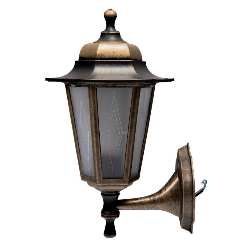 Светильник садово-парковый PP4101/02 C64 НБУ 06-60-001 У1 "Леда1" 6-гран. пласт. +пласт. черн. бронза Camelion 13835